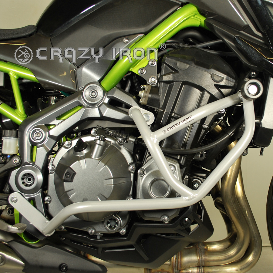CRAZY IRON Crash Bars Guard Protection Engine For Kawasaki Z900 